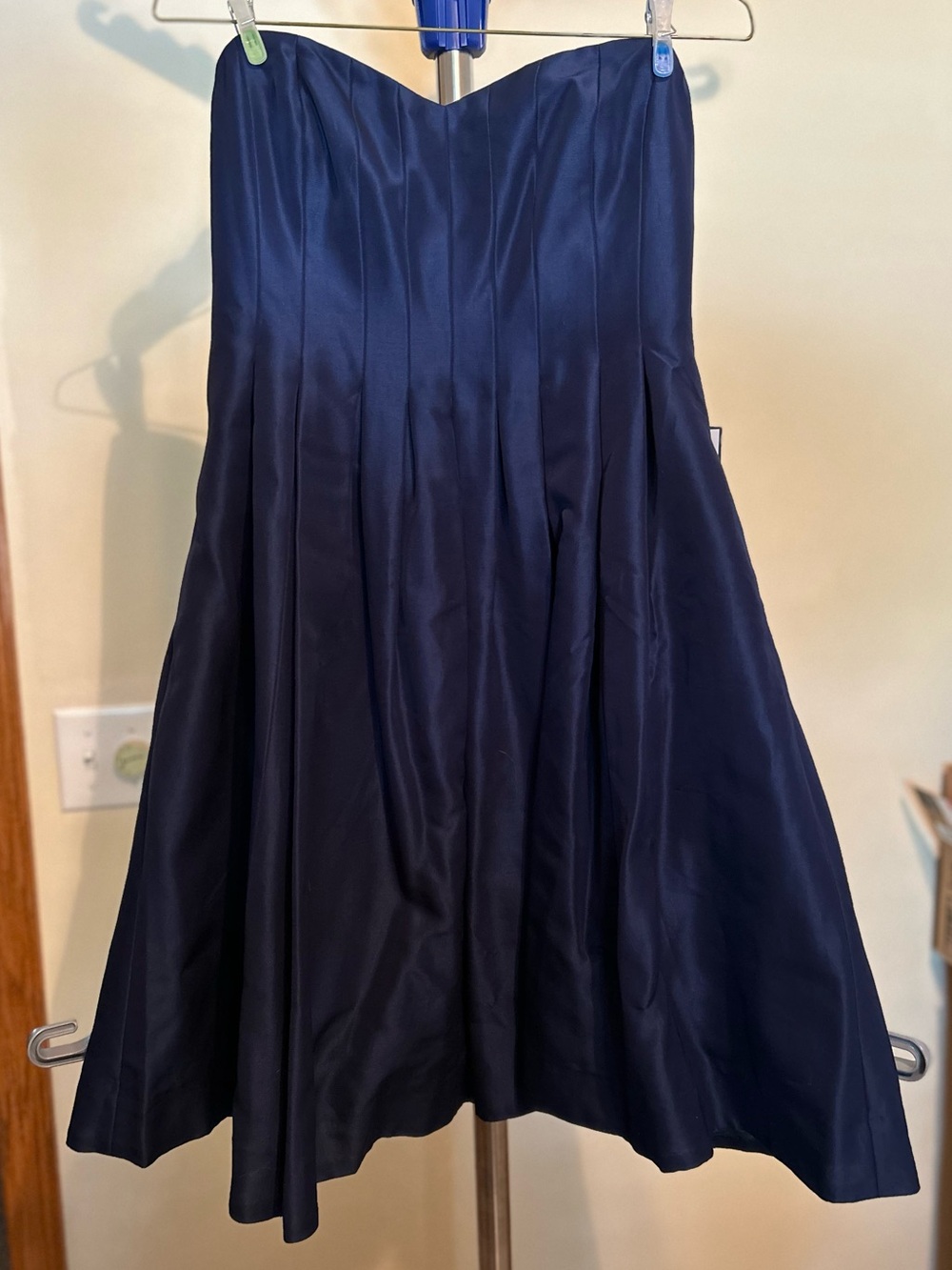 NWT J. Crew Navy Strapless Marlie Dress - 6